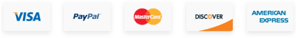 LipoJaro sichere Zahlungsarten mit Visa PayPal Mastercard Discover und American Express